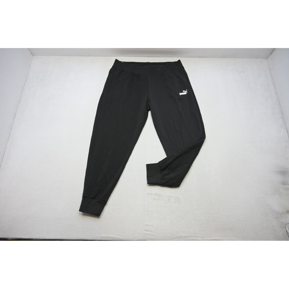 Puma Jogger Pants Women XL Black Athletic Pockets Tapered‎ Performance